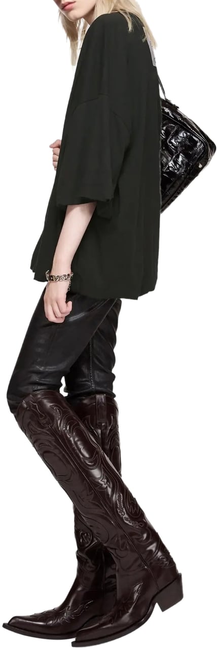 Acne Studios Boxy T-shirt Black Zwart