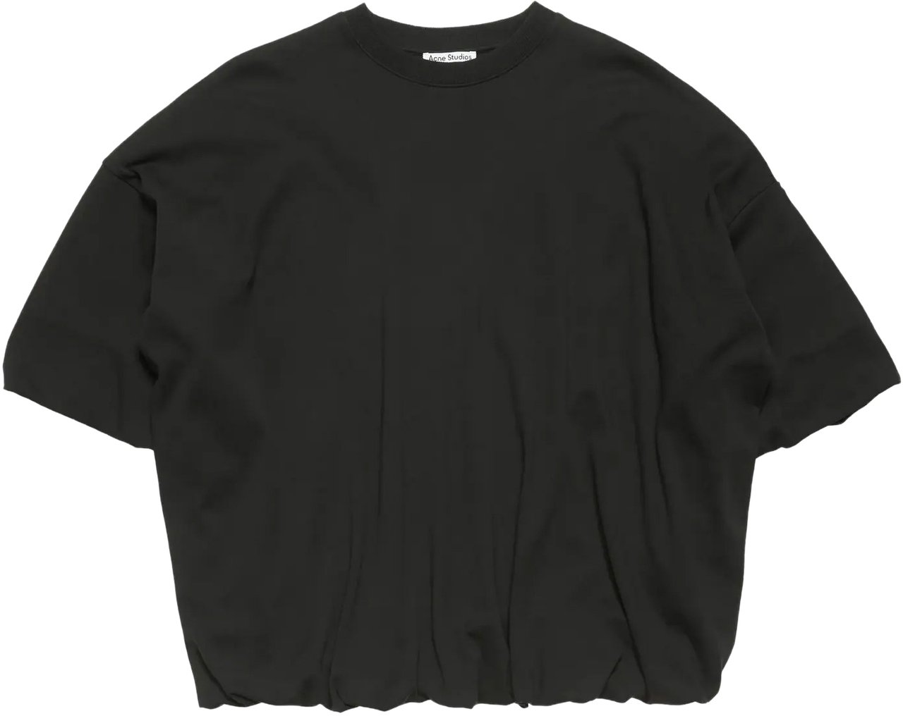 Acne Studios Boxy T-shirt Black Zwart