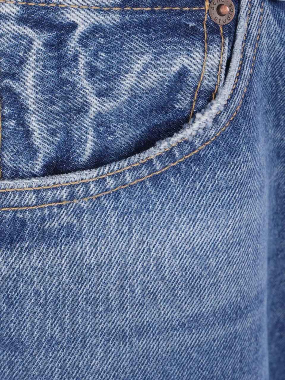 Acne Studios 2021m Jeans Vintage Blue Blauw