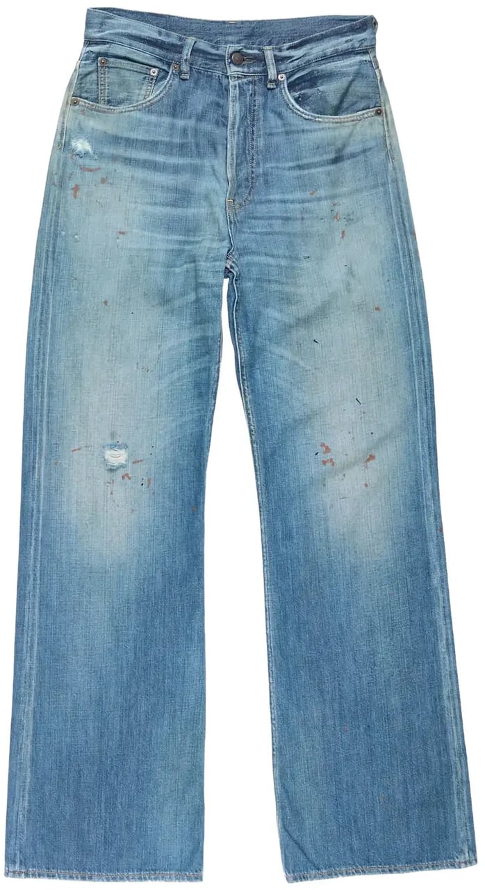 Acne Studios 2021m Trafalgar Jeans Mid Blue Blauw