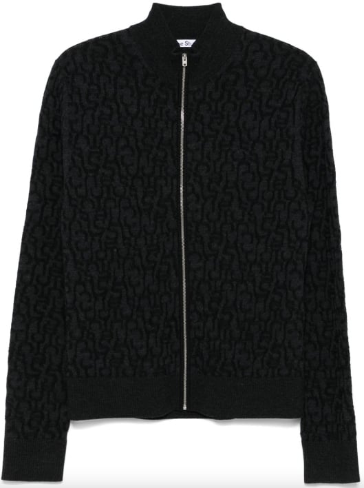Acne Studios Knitted Vest Black/grey Zwart