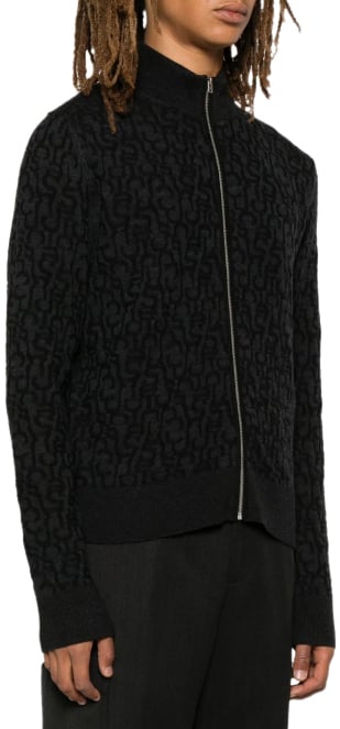 Acne Studios Knitted Vest Black/grey Zwart
