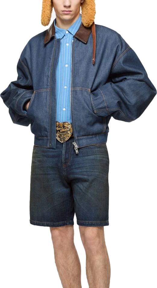 Acne Studios Coats Blue Blauw