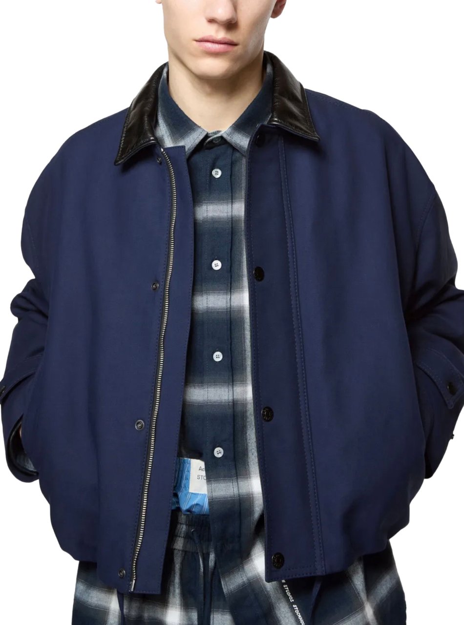 Acne Studios Acne Studios Jacket Navy Blauw