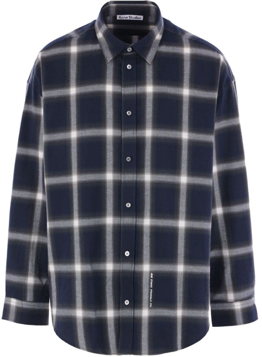 Acne Studios Shirts Blue Blauw