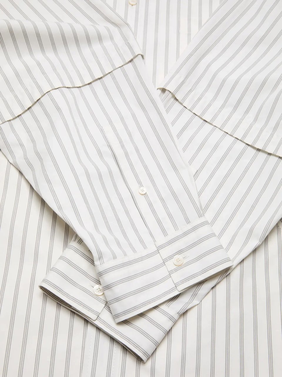 Acne Studios Shirt Off White/grey Wit