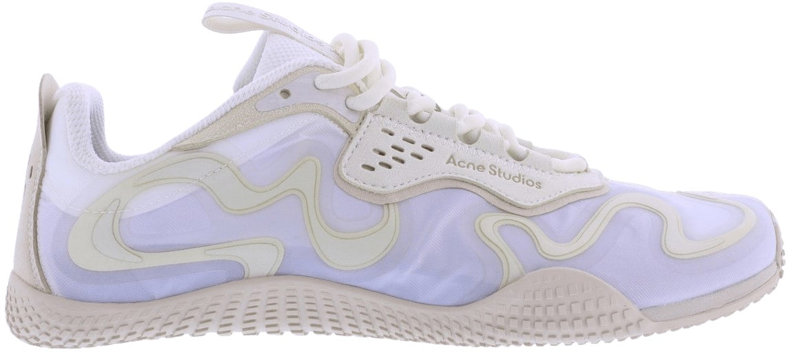 Acne Studios Heren Barai Sneaker Wit Wit