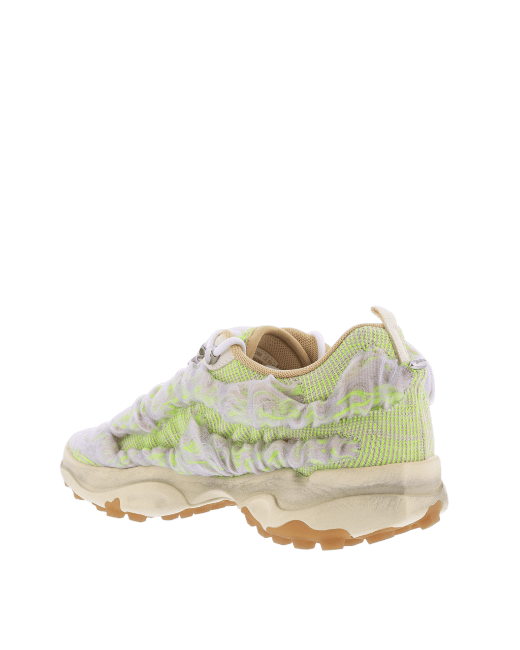 Acne Studios Heren Bubba Sneaker Wit/Geel Wit