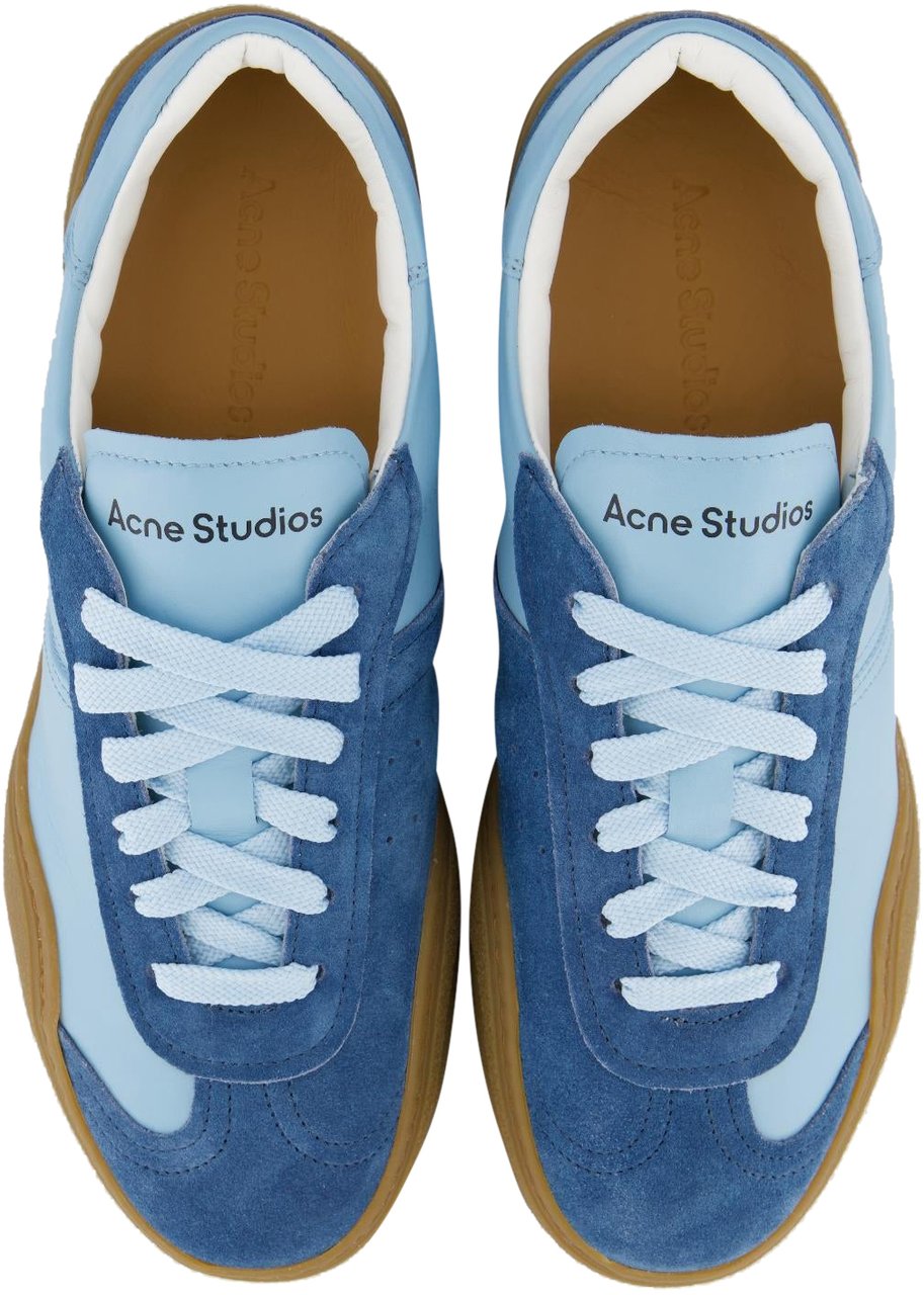 Acne Studios Heren Bars Sneaker Blauw Blauw
