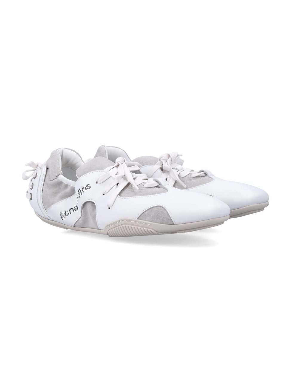Acne Studios Acne Studios leather lace-up shoes Wit