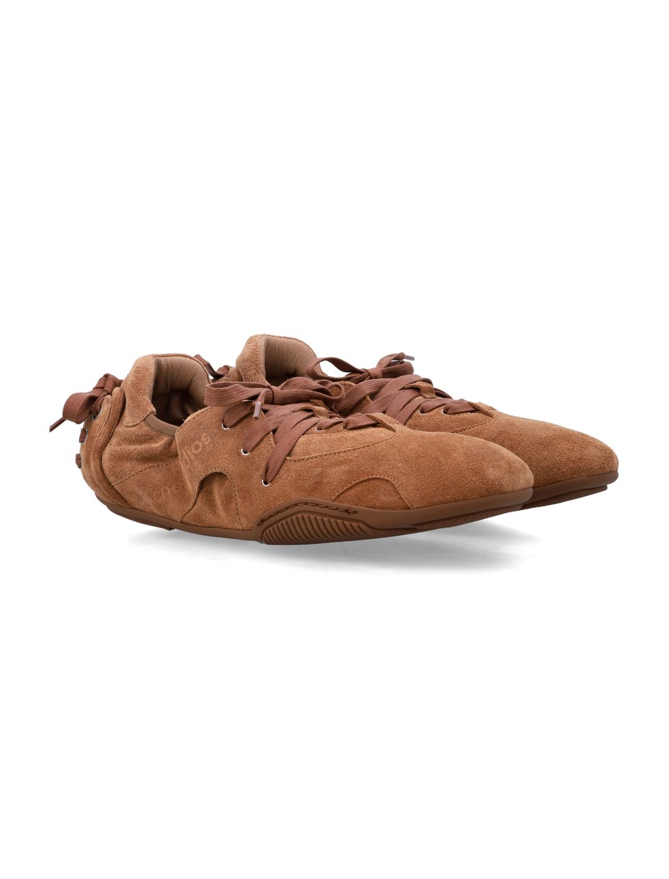 Acne Studios Acne Studios suede leather sneakers Bruin