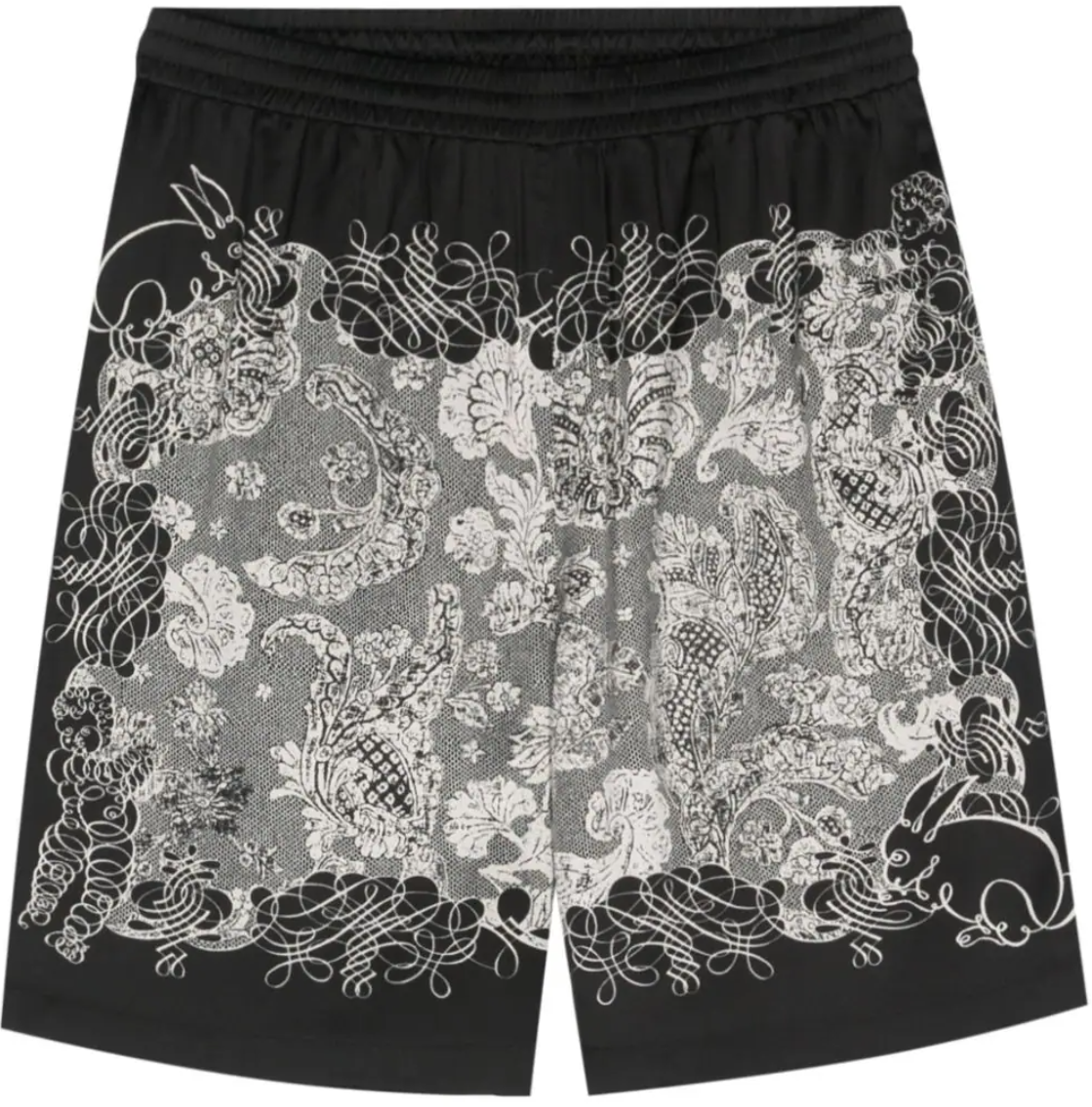Acne Studios Acne Studios Bunny Shorts - Black/ecru Zwart