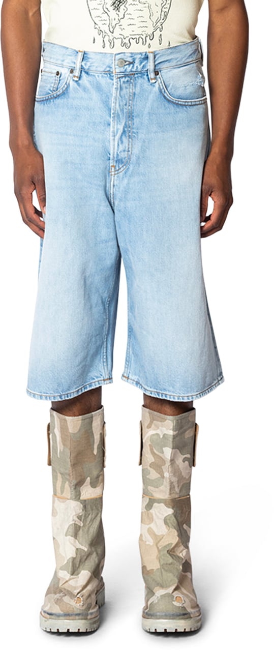 Acne Studios FN-MN-SHOR000235 LIGHT BLUE Blauw