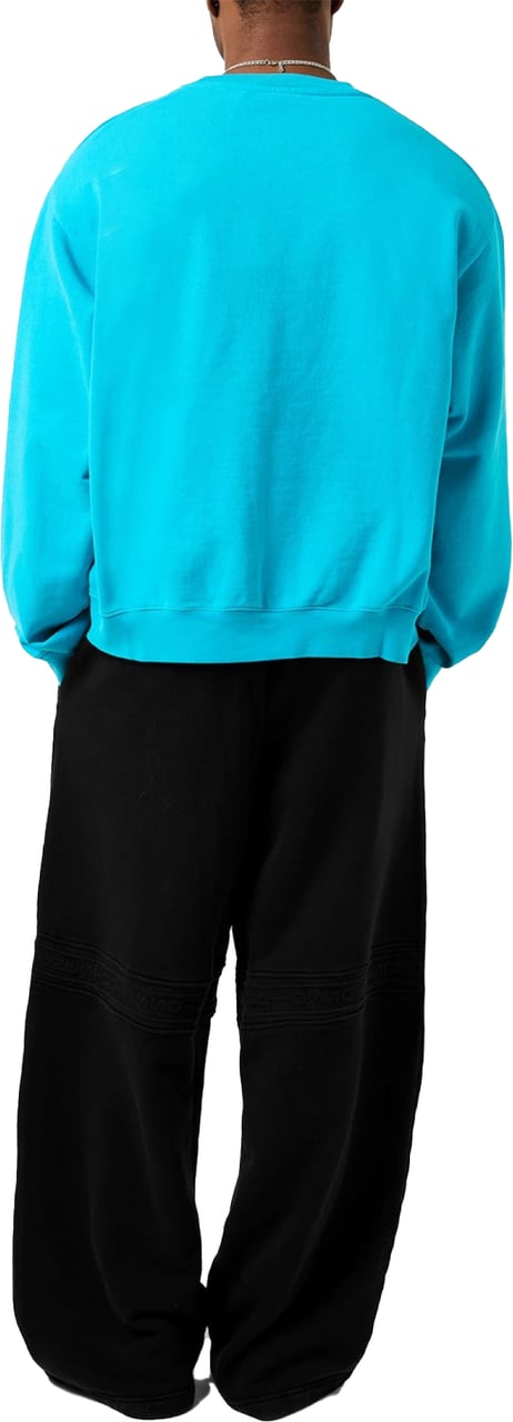 Acne Studios Franzisko Devil Glow Logo Sweatshirt Blauw