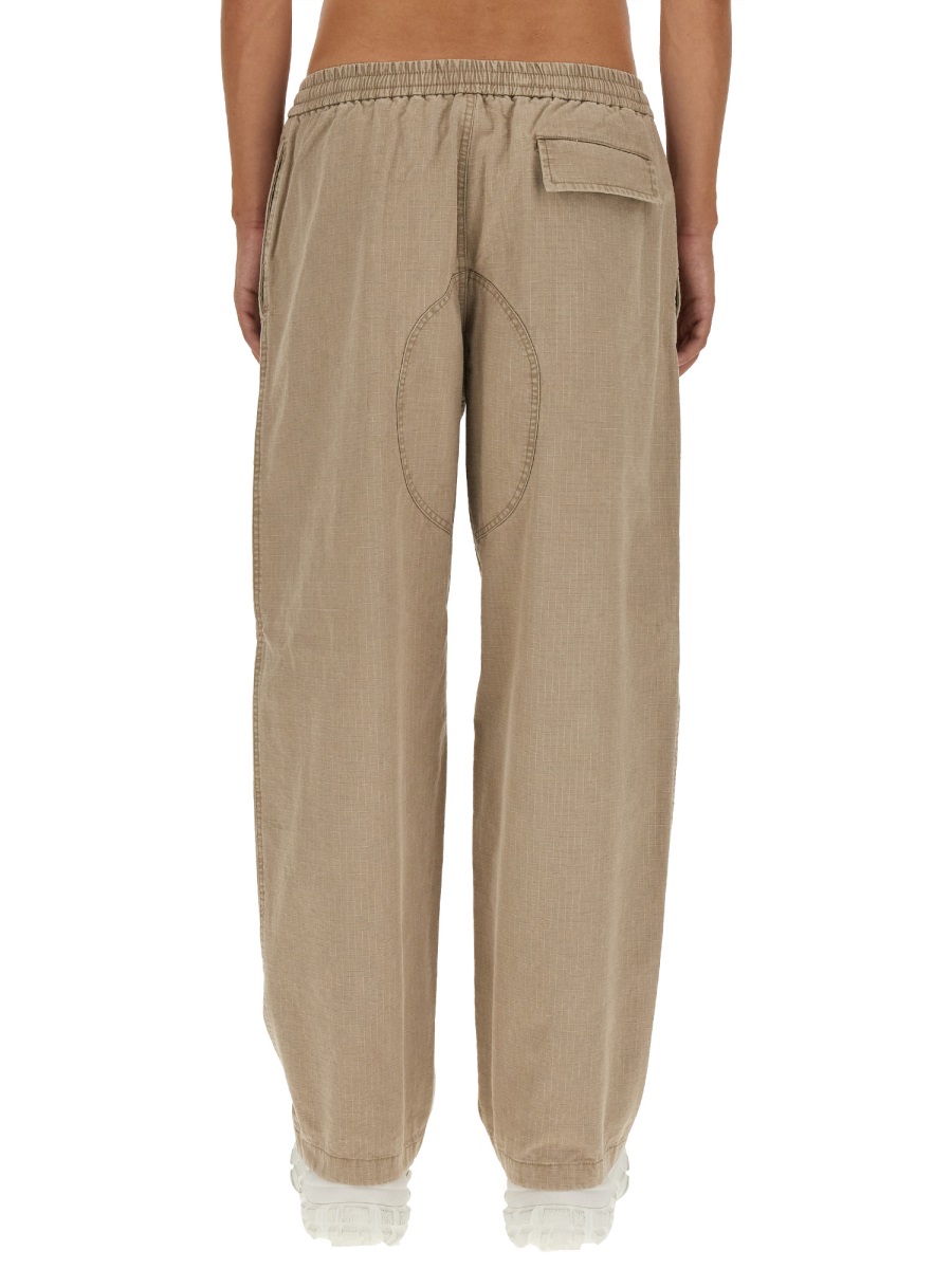 Acne Studios Relaxed Fit Beige Casual Pants With Elastic Waistband Bruin