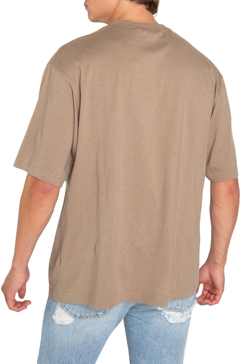 Acne Studios Heren Glow in the Dark Logo Beige Beige