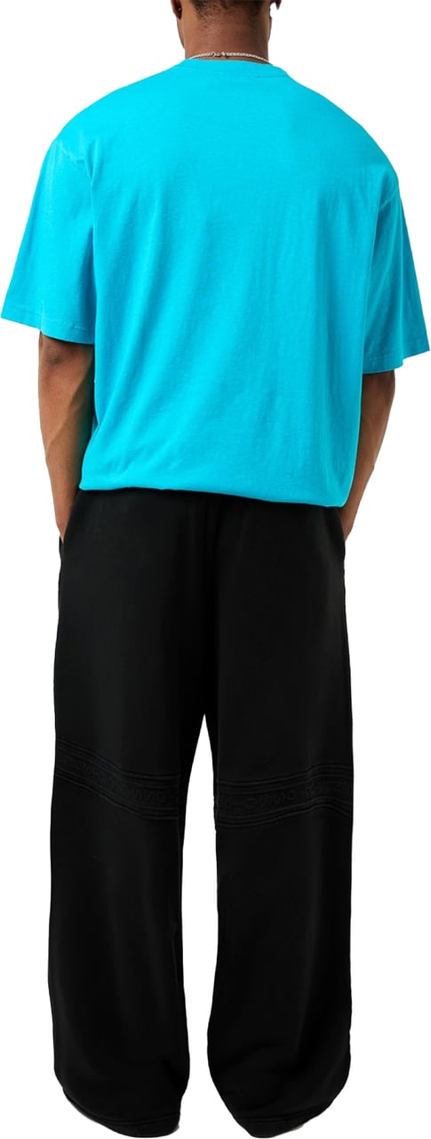 Acne Studios Extorr Devil Logo T-shirt Blauw