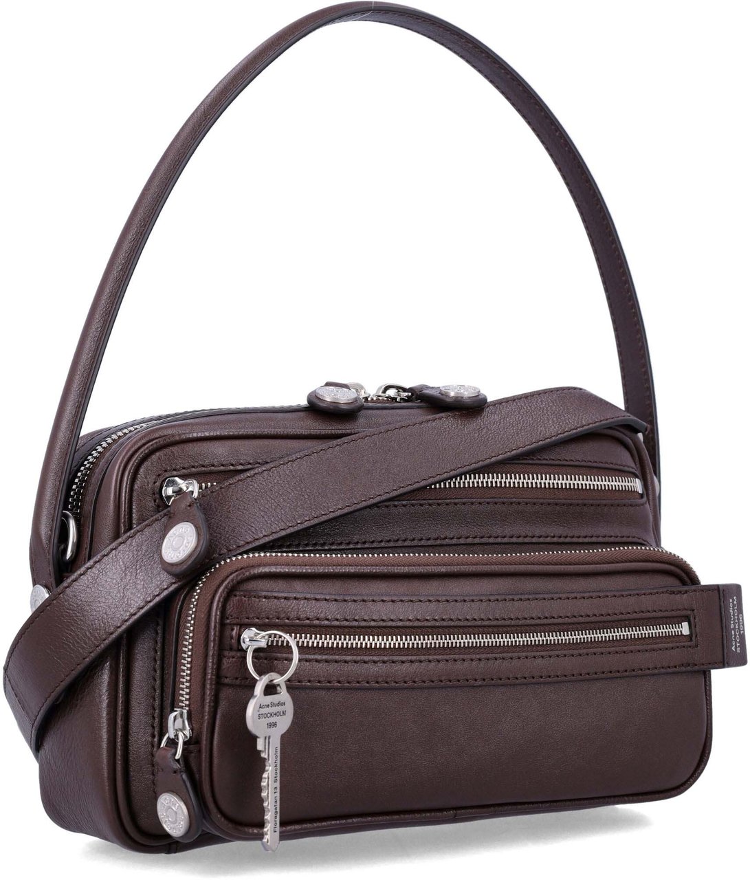 Acne Studios Camero Party Bag Chocolate Brown Bruin