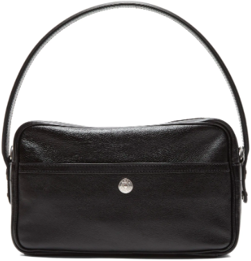 Acne Studios Leather Bag Black Zwart