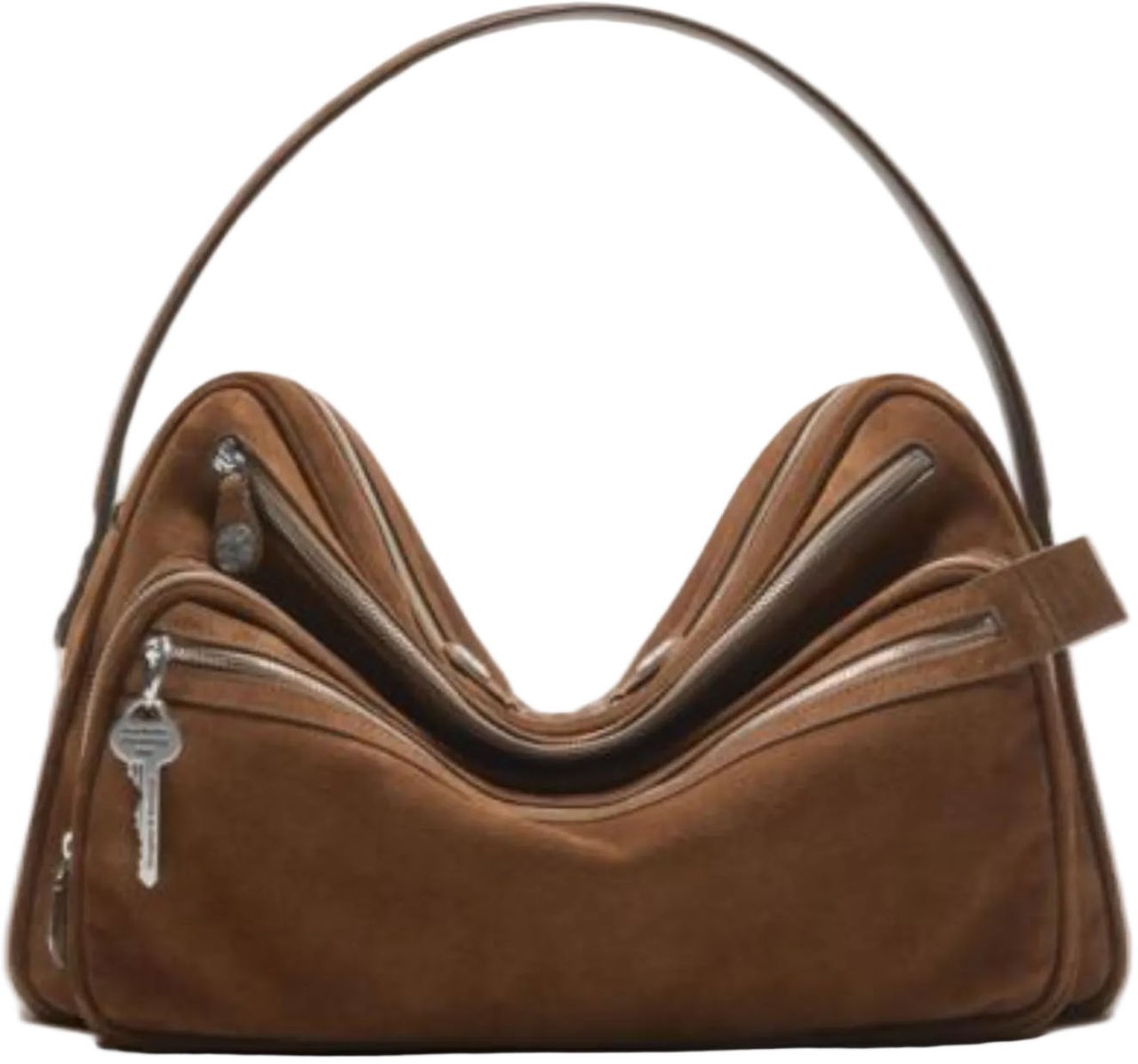 Acne Studios CAMERO PARTY SUEDE V COGNAC BROWN Divers