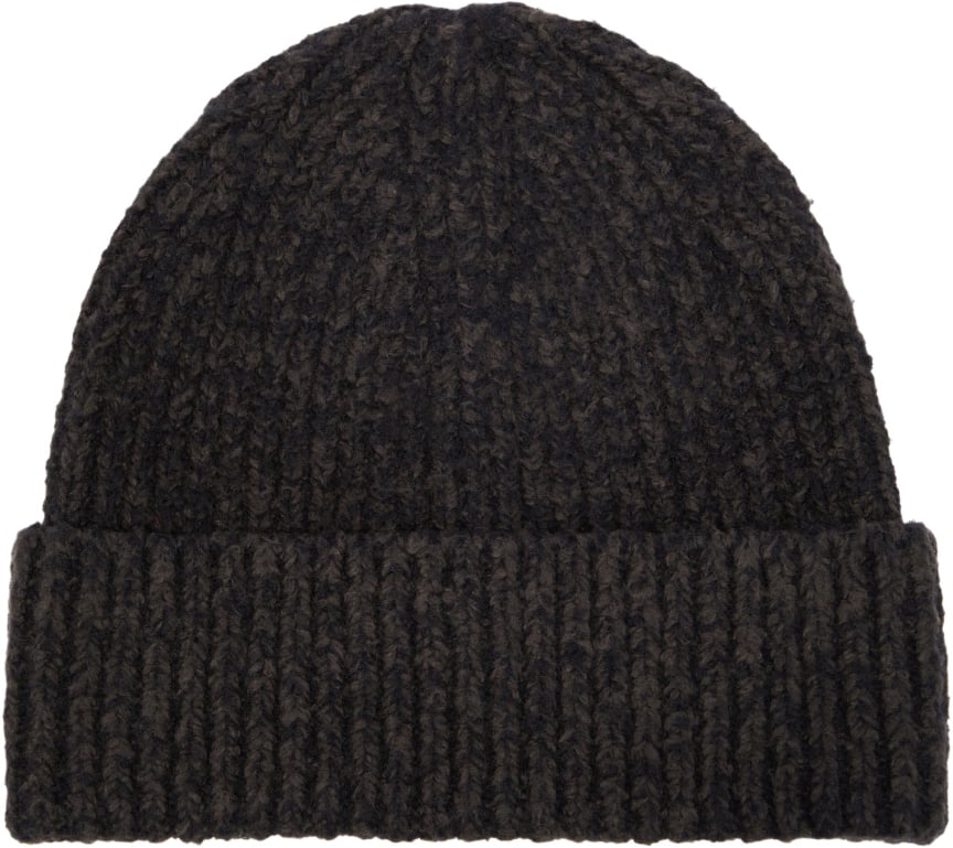 Acne Studios Korval Wool Blend Beanie Zwart