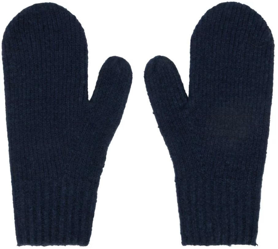 Acne Studios Kivona Knit Mittens Gloves Blauw