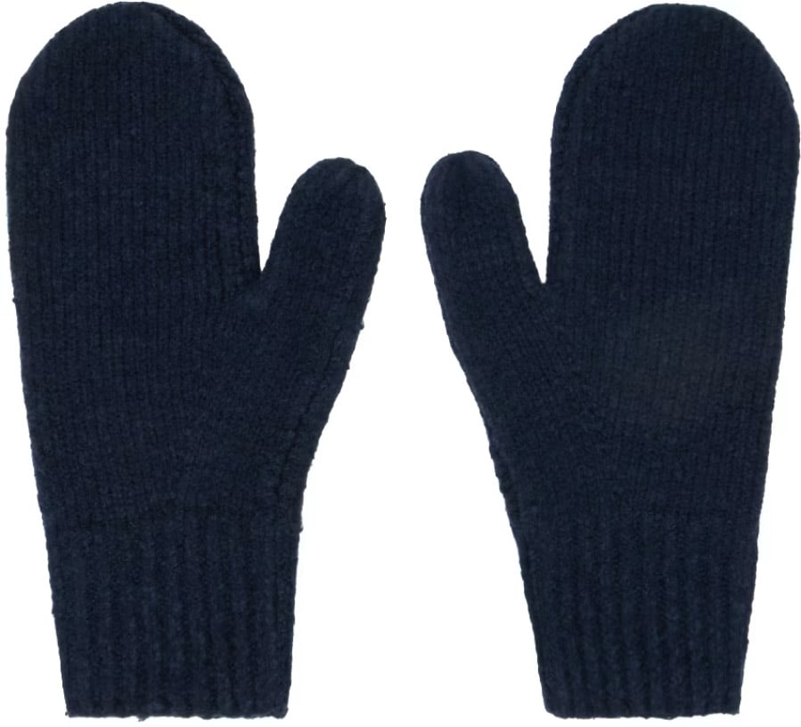 Acne Studios Kivona Knit Mittens Gloves Blauw
