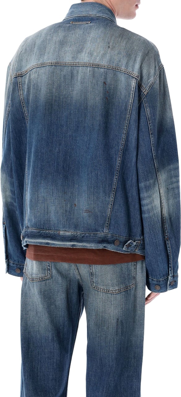 Acne Studios Robert Jkt Mid Blue Blauw