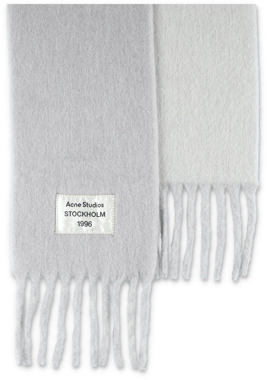 Acne Studios Volly Scarf Grigio Grijs