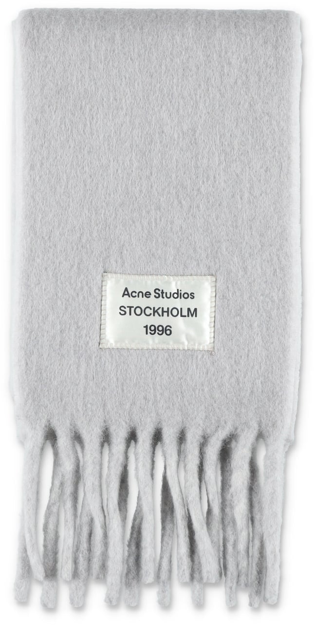 Acne Studios Volly Scarf Grigio Grijs
