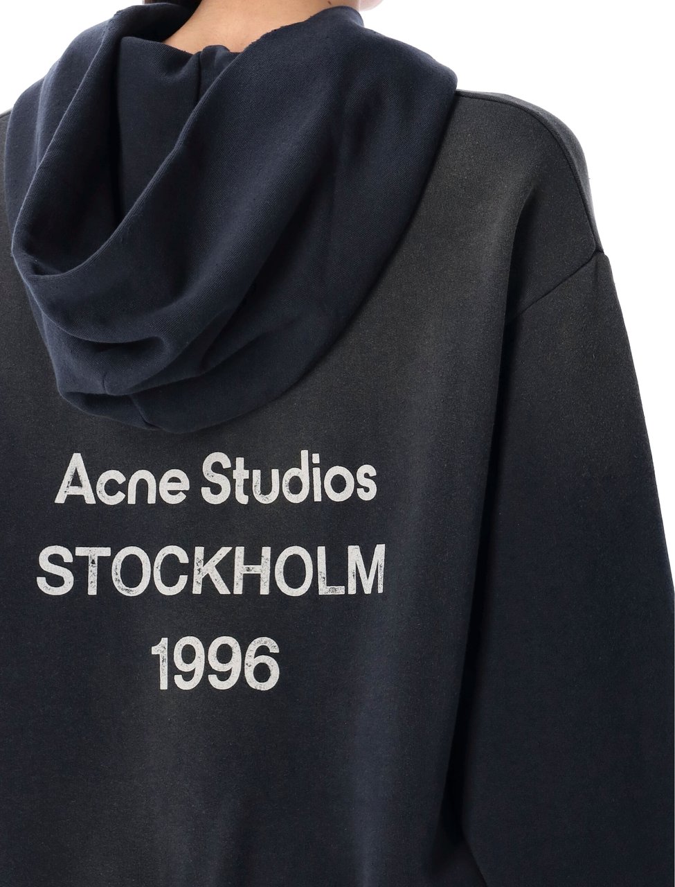 Acne Studios Francisca Hoodie Nero Zwart