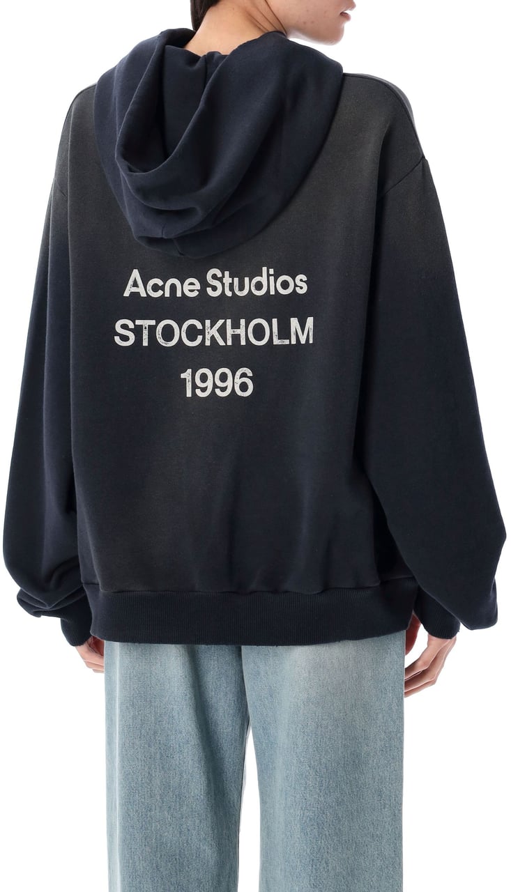Acne Studios Francisca Hoodie Nero Zwart