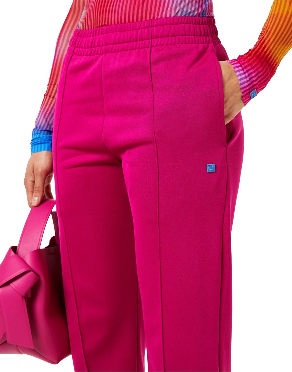 Acne Studios Feist Face Track Pants Roze