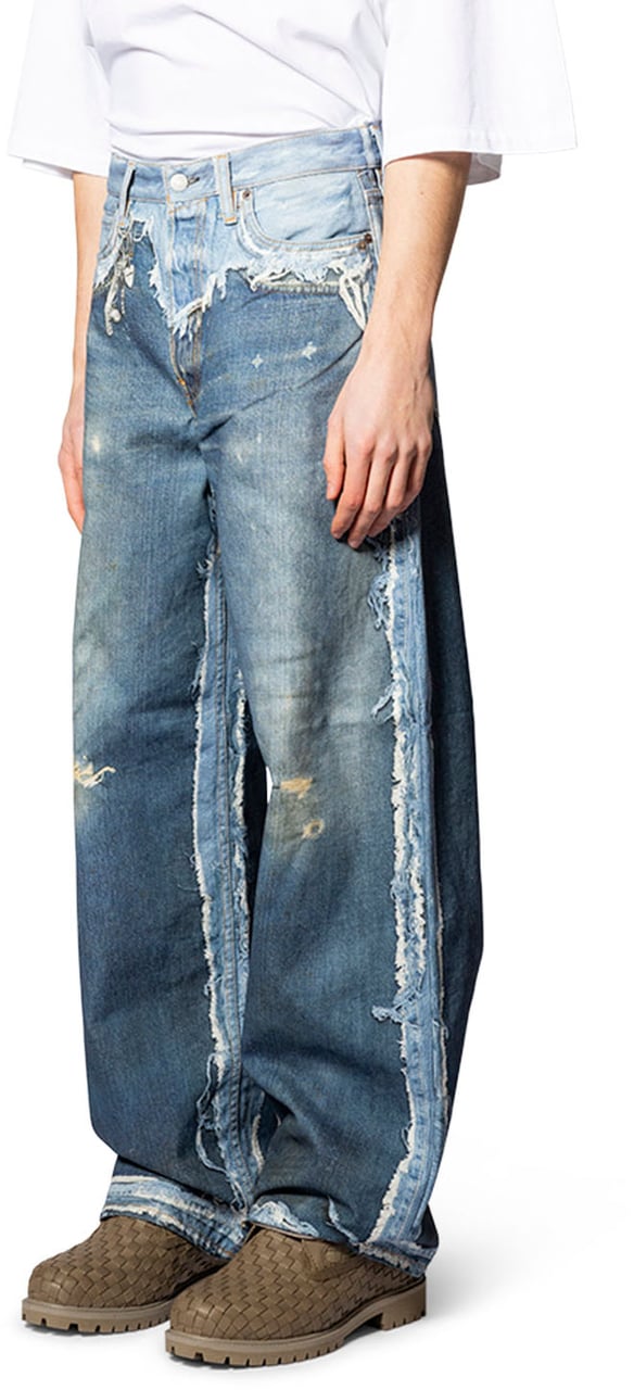 Acne Studios RW-UX-TROU000001 MID BLUE Blauw