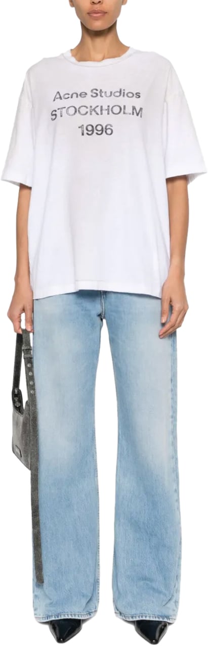 Acne Studios Acne Studios T-shirt Dusty White Wit