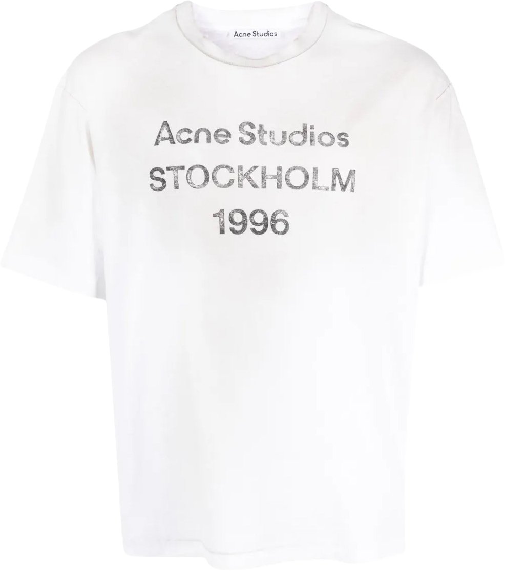 Acne Studios T-shirt Dusty White Wit