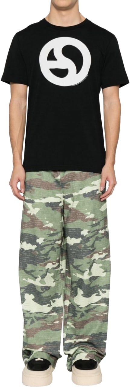 Acne Studios Everest Logogram T-shirt Zwart