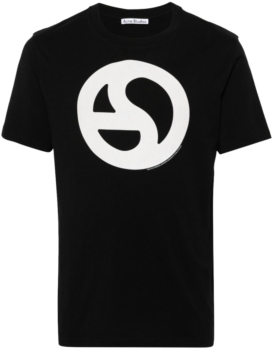 Acne Studios Everest Logogram T-shirt Zwart