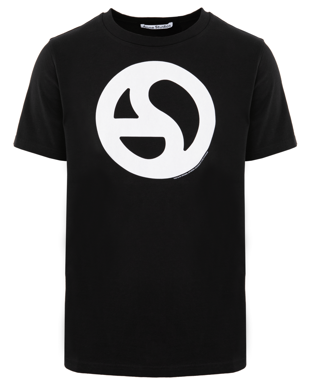 Acne Studios Heren Yin T-Shirt Zwart Zwart