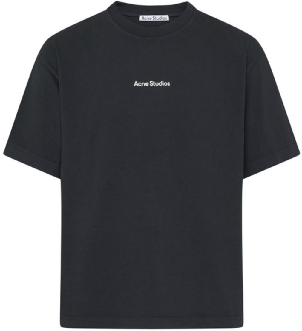 Acne Studios Acne Studios T-shirt - Black Zwart