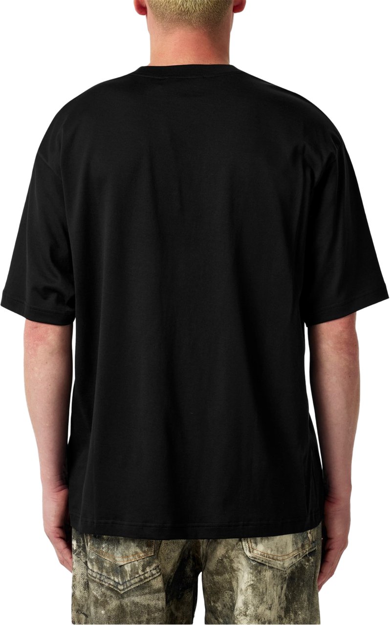 Acne Studios Face Smile Oversize T-shirt Zwart