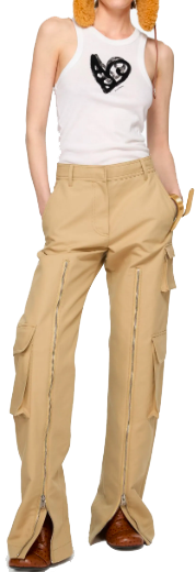 Acne Studios Top Optic White Wit