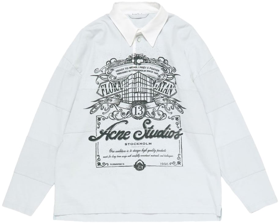 Acne Studios T-Shirts And Polos Light Grey Grijs