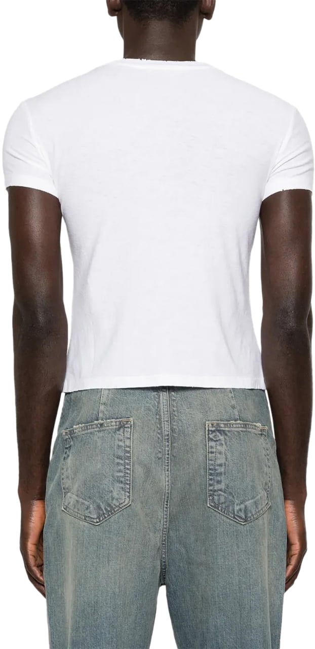 Acne Studios T-shirt Off White Wit