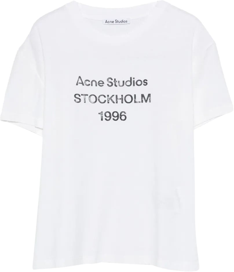 Acne Studios T-shirt Off White Wit
