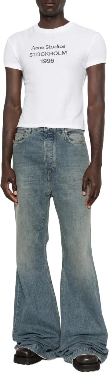 Acne Studios T-shirt Off White Wit