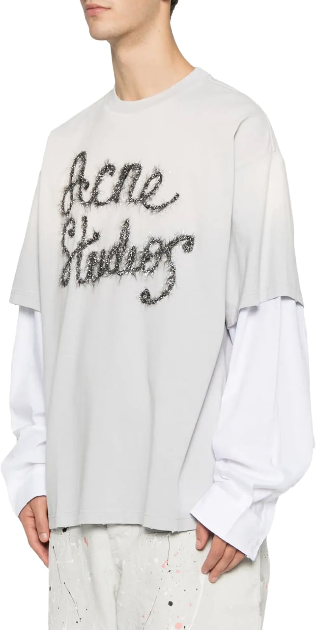 Acne Studios T-shirt Light Blue Blauw