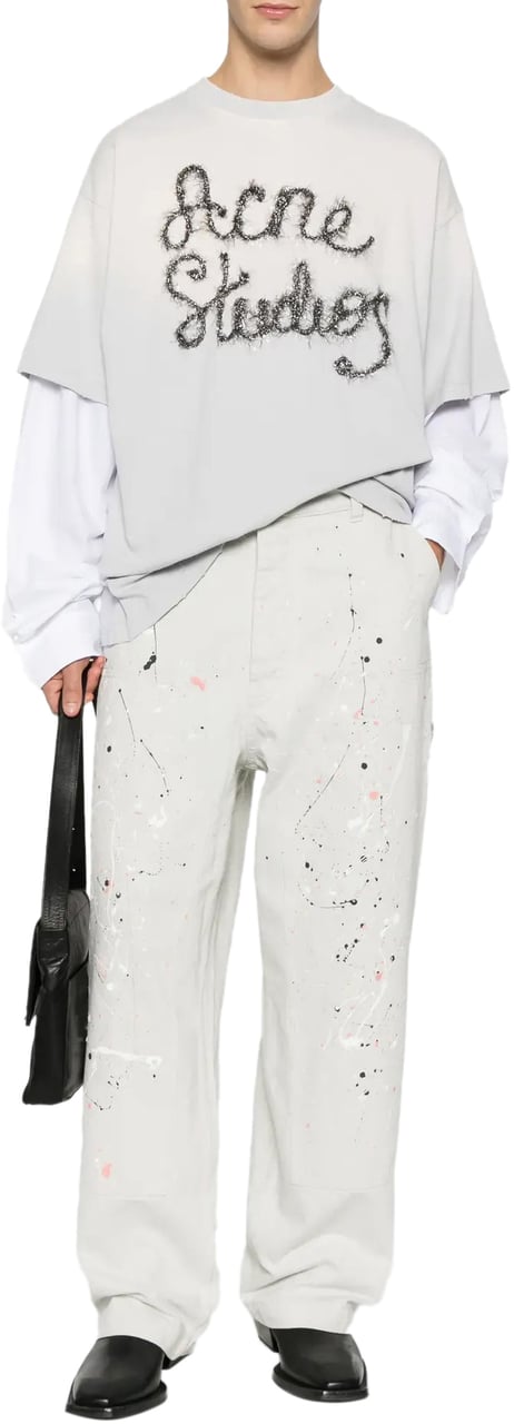 Acne Studios T-shirt Light Blue Blauw