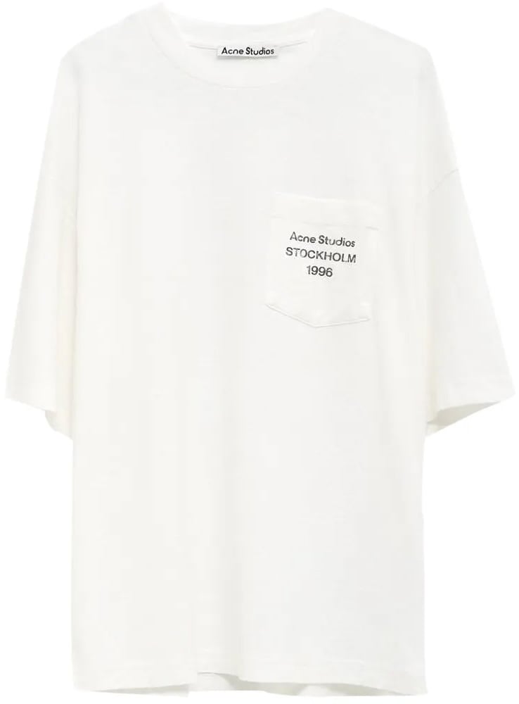 Acne Studios T-shirt Off White Wit