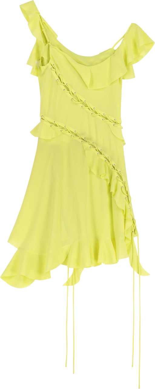 Acne Studios Frill dress Geel